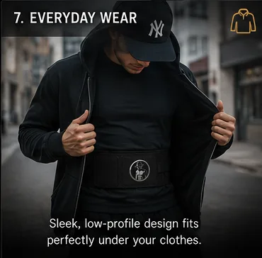 Everyday wear — sleek low-profile design fits under your clothes