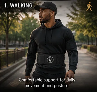 Walking — comfortable support for daily movement and posture